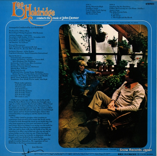 HOLDRIDGE, LEE lee holdridge conducts the music of john denver RVP-6045