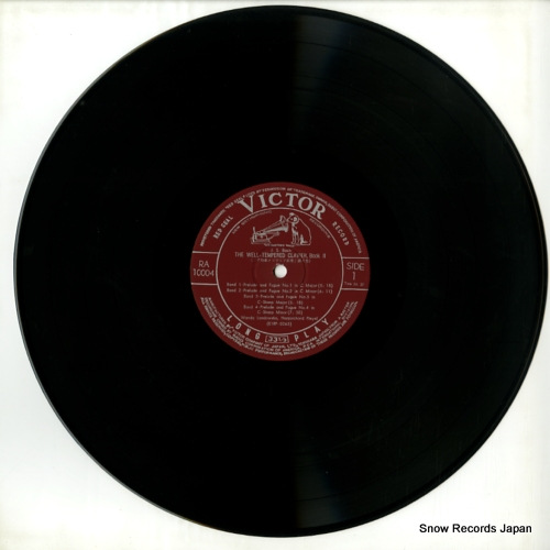 LANDOWSKA, WANDA bach; the well-tempered clavier book 2 RA-10004
