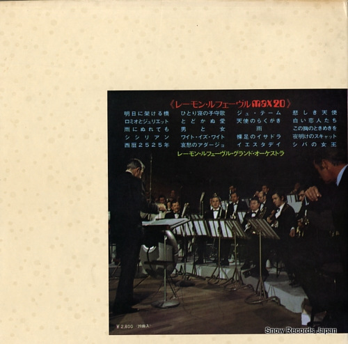 LEFEVRE, RAYMOND max 20 MAX1