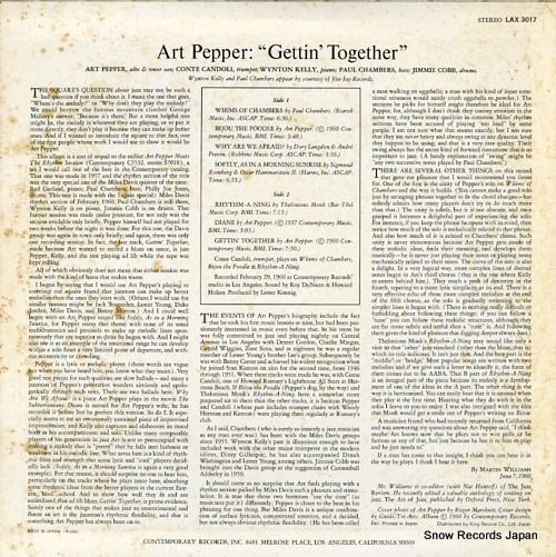 PEPPER, ART getting' together LAX3017