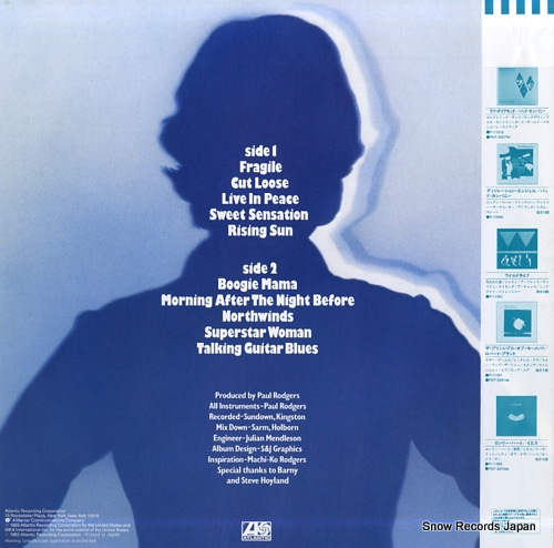 RODGERS, PAUL cut loose P-11389