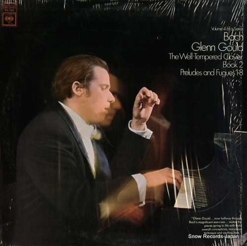 GOULD, GLENN bach; the well tempered clavier, book2, volume1 MS7099