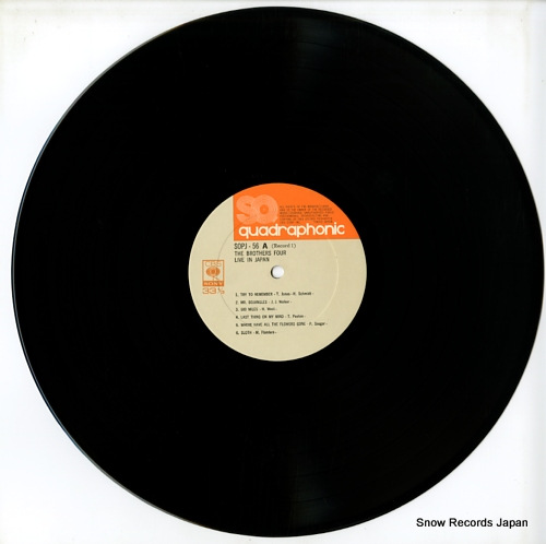 BROTHERS FOUR, THE live in japan SOPJ56