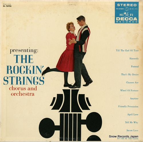 ROCKIN' STRINGS, THE presenting: the rockin' strings chorus and orchestra DL78998