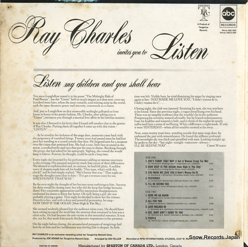 CHARLES, RAY invites you to listen ABCS-595