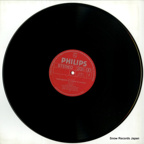 BRENDEL, ALFRED schubert; piano quintet in a major, op.114 d.667 