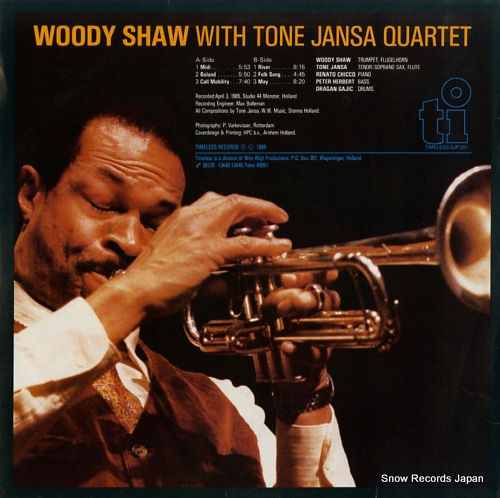 SHAW, WOODY woody shaw with tone jansa quartet SJP221