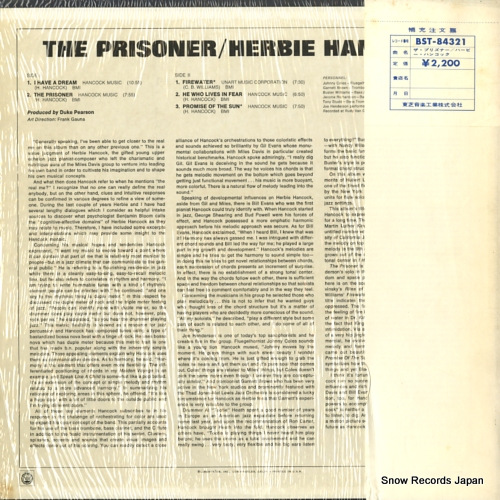 HANCOCK, HERBIE the prisoner BST-84321