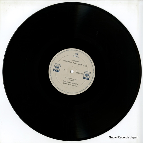 SZELL, GEORGE beethoven; symphony no.7 in a major op.92 SONC10039