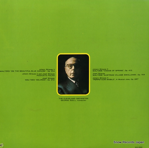 SZELL, GEORGE strauss; waltzes