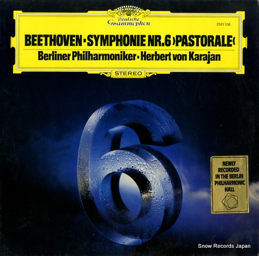 KARAJAN, HERBERT VON beethoven; symphonie nr.6 
