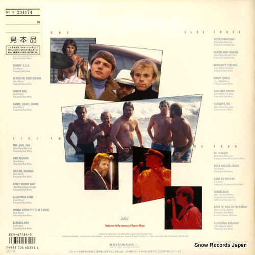 BEACH BOYS, THE made in u.s.a. ECS-67184