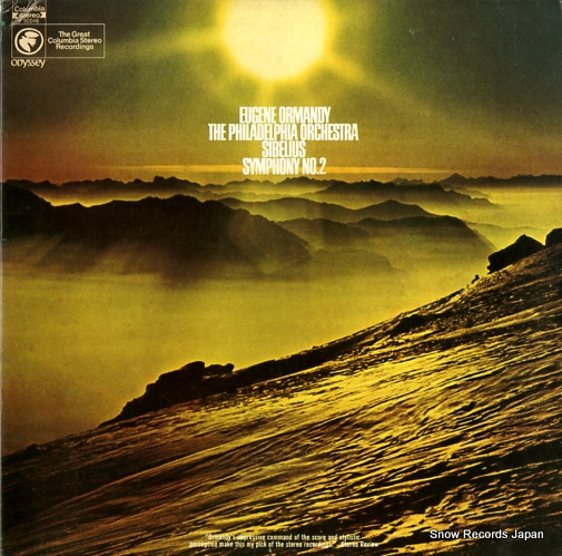 ORMANDY, EUGENE sibelius; symphony no.2 Y30046