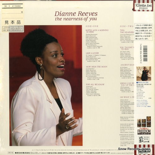 REEVES, DIANNE the nearness of you RJ28-5020