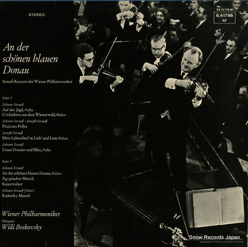 BOSKOVSKY, WILLI strauss; an der schonen blauen donau 6.41796AF