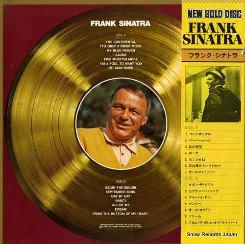 SINATRA, FRANK new gold disc SOPO62