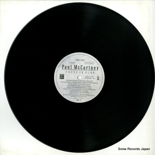 MCCARTNEY, PAUL press to play EPS-91180
