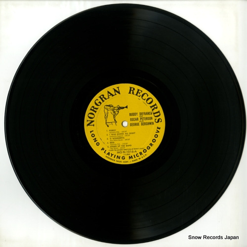 DE FRANCO, BUDDY, AND OSCAR PETERSON plays george gershwin MGN-1016