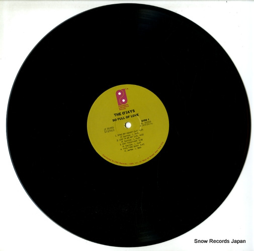O'JAYS, THE so full of love JZ35355