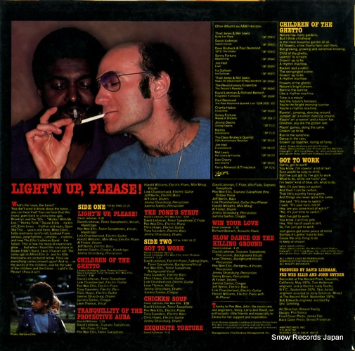 LIEBMAN, DAVID light'n up, please! GP-3517