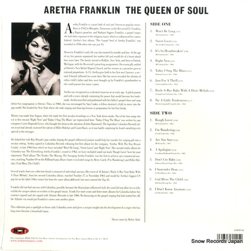 쥵ե󥯥 the queen of soul CATLP145