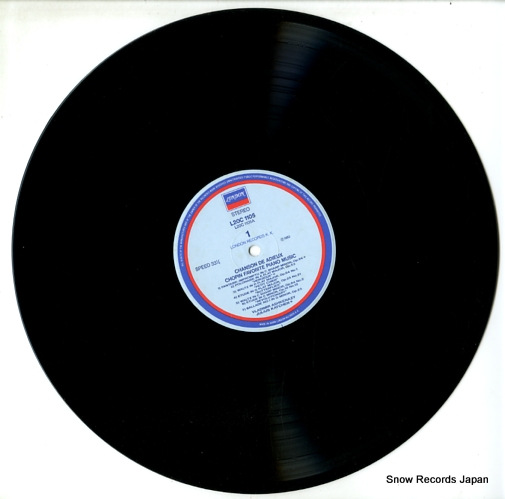 ASHKENAZY, VLADIMIR chanson de adieux chopin favorite piano music L20C-1105