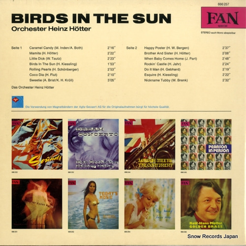 HOTTER, HEINZ bird in the sun 666257