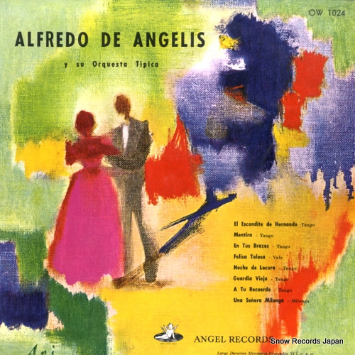 ANGELIS, ALFREDO DE alfredo de angelis y su orquesta tipica OW1024