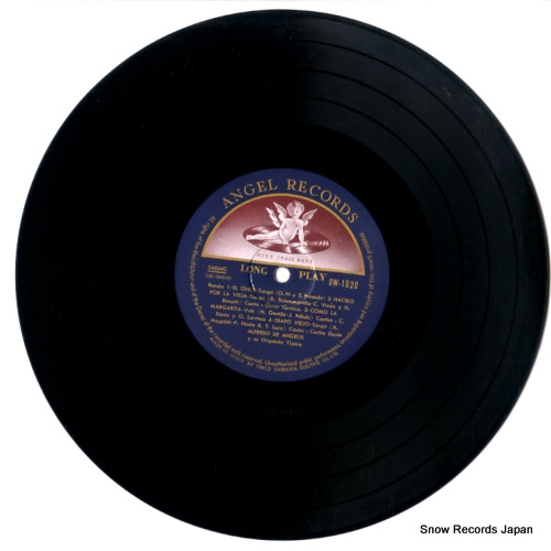 ANGELIS, ALFREDO DE alfredo de angelis y su orquesta tipica OW1020