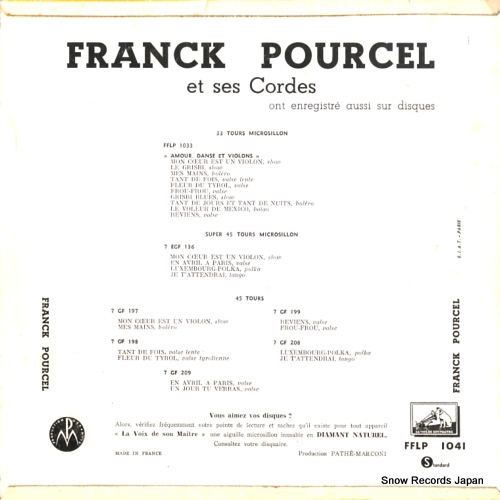 POURCEL, FRANCK amour danse et violons no2 FFLP1041