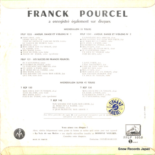 POURCEL, FRANCK amour danse et violons no3 FFLP1050