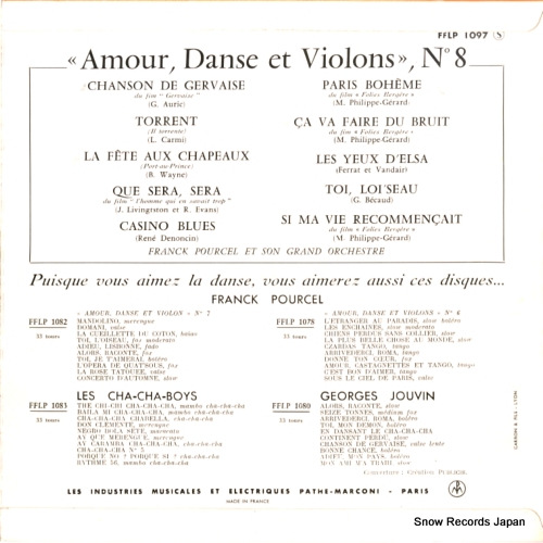 ե󥯡ץ륻 amour danse et violons no8 FFLP1097