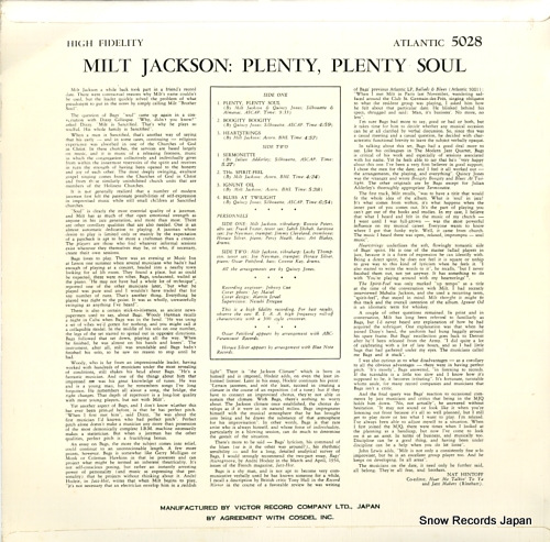 JACKSON, MILT plenty, plenty soul ATL-5028