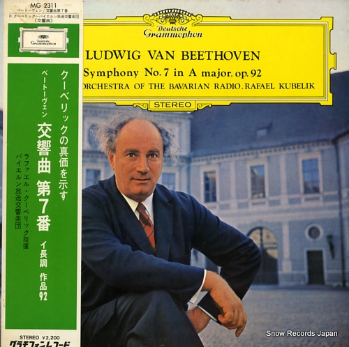 KUBELIK, RAFAEL beethoven; symphony no.7 in a major, op.92 MG2311