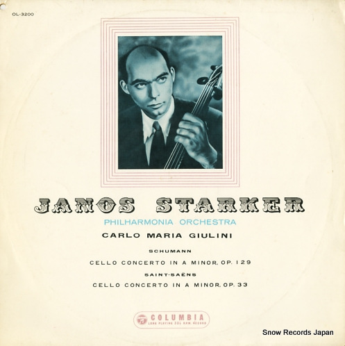STARKER, JANOS schumann; cello concerto in a minor, op.129 OL-3200