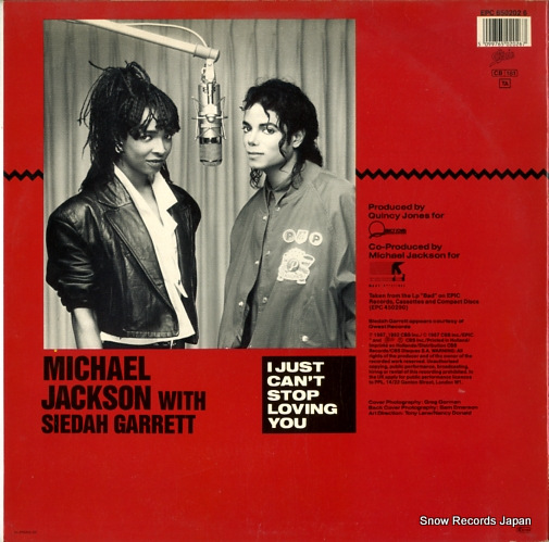 JACKSON, MICHAEL i just can't stop loving you EPC6502026