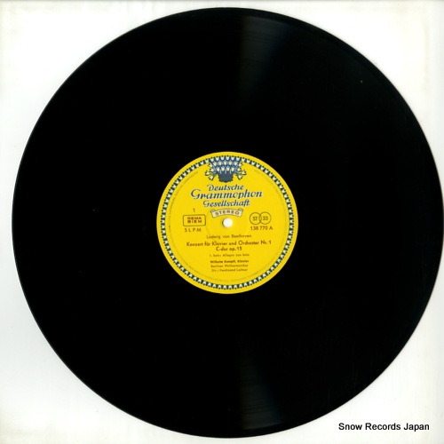 KEMPFF, WILHELM beethoven; funf klavierkonzerte 138770 / SLPM138770