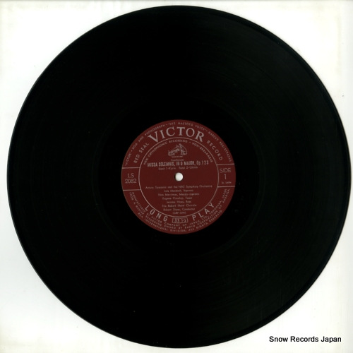 TOSCANINI, ARTURO beethoven; missa solemnis LS-2082