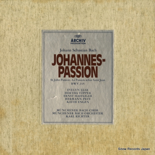 RICHTER, KARL bach; johannes-passion 2710002