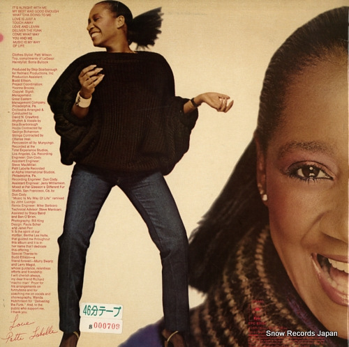 LABELLE, PATTI it's alright with me EPC83524