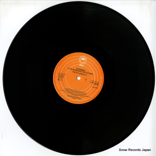LABELLE, PATTI it's alright with me EPC83524