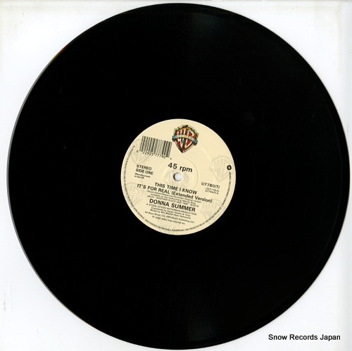 SUMMER, DONNA this time i know it's for real (extended version) U7780
