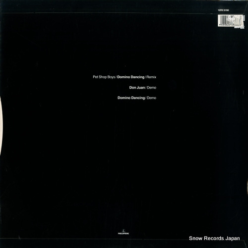 PET SHOP BOYS domino dancing (remix) 12RX6190