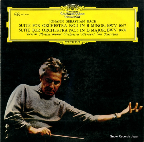 KARAJAN, HERBERT VON bach; suite for orchestra no.2 in b minor MG2169