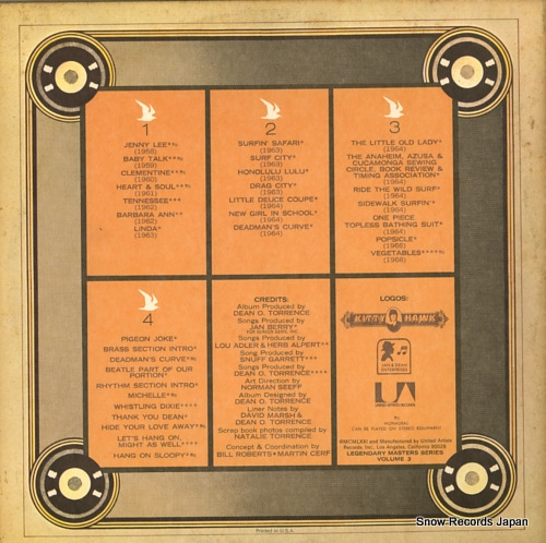 JAN AND DEAN jan & dean anthology album UAS-9961