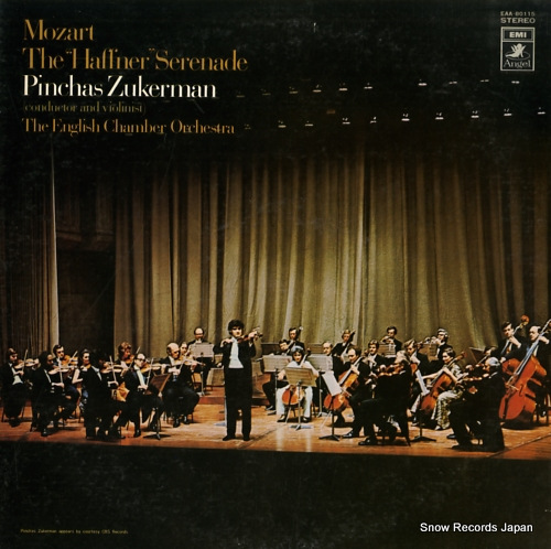 ZUKERMAN, PINCHAS mozart; the 