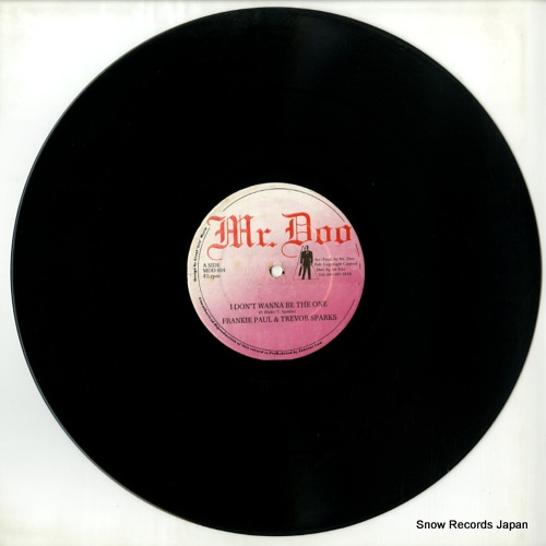PAUL, FRANKIE, AND TREVOR SPARKS / ANDREW BELL i don't wanna be the one / rosemarie MDD034