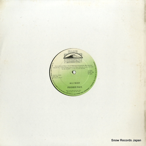 PAUL, FRANKIE all i want BMD106