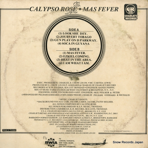 ROSE, CALYPSO mass fever CR-666