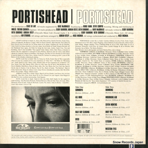 PORTISHEAD portishead 539189-1
